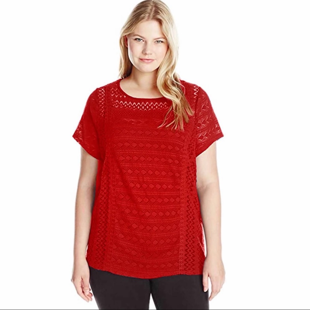 Lucky Brand Crochet Top - Picture 3 of 9